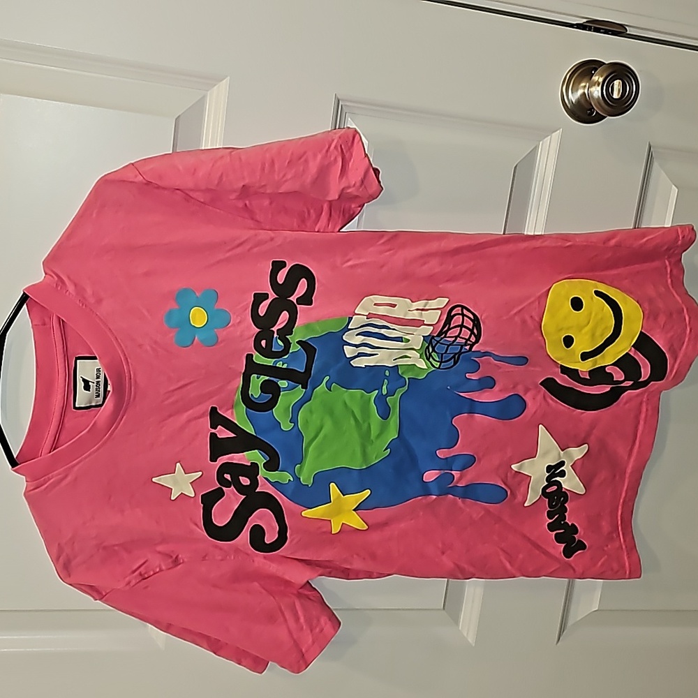 Reason Men's Say Less Tee- Pink (Medium)